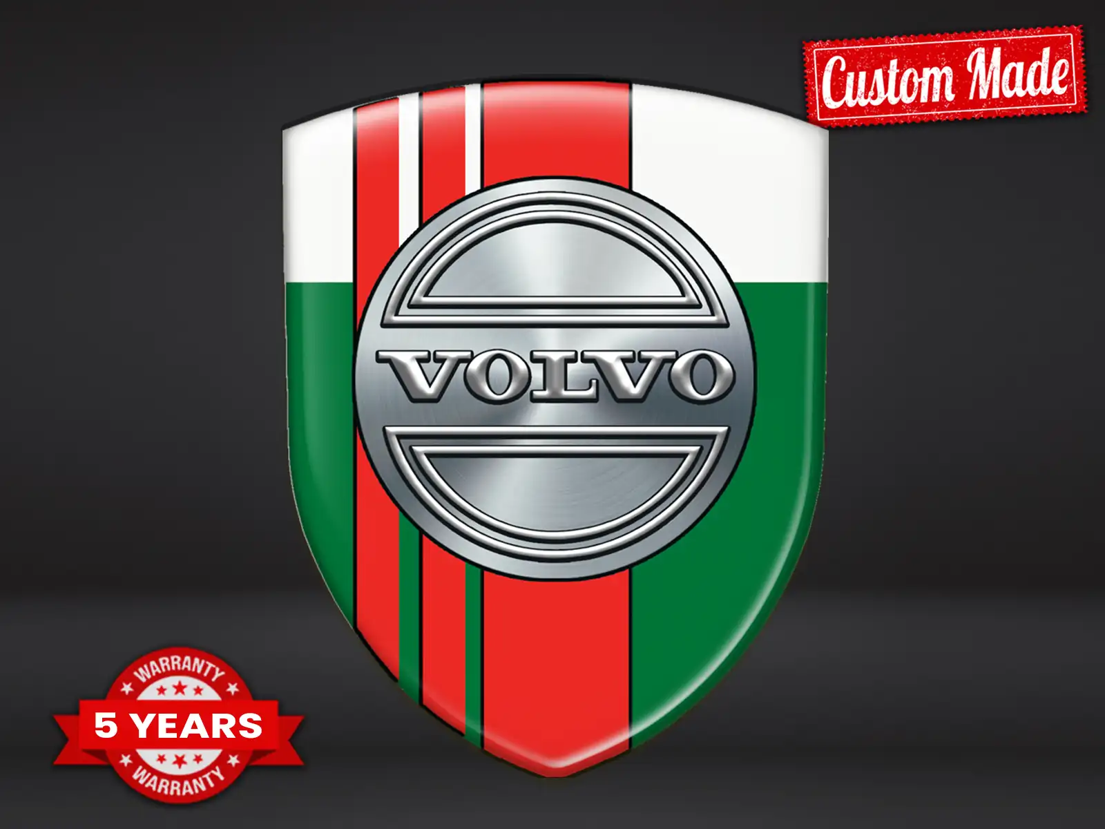 Volvo Logo Into Sticker Pro Max Resilient Elegant Layout